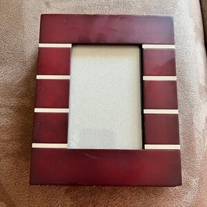 Elegant Burgundy Photo Frame